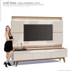 Rack com Painel Para TV Classic 3G 2.2 Com LED Imcal Off White/Freijo