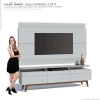 Rack com Painel Para TV Classic Mais 3G 1.8 Imcal Branco