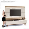 Rack com Painel Para TV Classic Mais 3G 1.8 Com LED Imcal Off White/Freijo