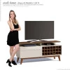 Rack Pequeno TV 55 Polegadas Classic Mais AD 1.4 Imcal Off White/Freijó