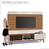 Rack com Painel Para TV Classic AD 2.2 Imcal Freijo/Off White