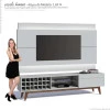 Rack com Painel Para TV Classic AD 2.2 Com LED Imcal Branco