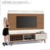 Rack com Painel Para TV Classic AD 2.2 Com LED Imcal Freijo/Off White