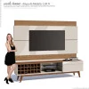 Rack com Painel Para TV Classic AD 2.2 Imcal Off White/Freijo
