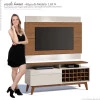 Rack com Painel Para TV Classic Mais AD 1.4 Imcal Freijo/Off White