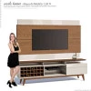Rack com Painel Para TV Classic AD Mais 2.2 Imcal Freijo/Off White