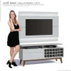 Rack com Painel Para TV Classic Mais AD 1.4 Com LED Imcal Branco