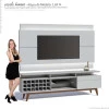 Rack com Painel Para TV Classic AD Mais 2.2 Com LED  Imcal Branco
