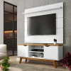 Rack com Painel Para TV 55 Polegadas 140cm Prism 1.4 Patrimar Branco/Cinamomo