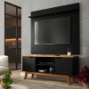 Rack com Painel Para TV 46 Polegadas 140cm Prism 1.4 Patrimar Preto/Cinamomo