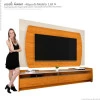 Rack com Painel TV 65 Polegadas Sublime 1.8 Com LED Gelius Naturale/Off White