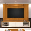 Painel TV Ripado 260cm Para TV 75 Polegadas Brise 2.6 EDN Cedro