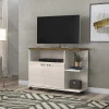 Rack Para TV 32 Polegadas Pequeno Lisboa Lukaliam Off White/Canela