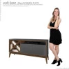 Rack Sala Para TV até 55 Polegadas Merlot 135 EDN Grafite/Naturale