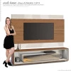Rack Opera Espelho com Painel Para TV Classic 2.2 Imcal Freijo/Off White