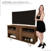 Rack Bancada Para TV 55 Polegadas 5353 JB Bechara Canela