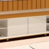 Rack Para TV Grande 260cm 75 Polegadas Thor 2.6 EDN Cedro/Off White