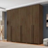 Guarda Roupa Casal 6 Portas 263cm Com Pés Amsterdã RV Móveis Freijo