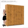 Guarda Roupa Casal 200cm 6 Portas 3 Gavetas Madri Gelius Madeirado