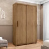 Guarda Roupa Pequeno 136cm Solteiro 2 Portas Correr Suécia RV Móveis Cinamomo