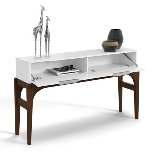 Aparador Para Sala de Jantar Branco/Noce Amalfi Lukaliam 