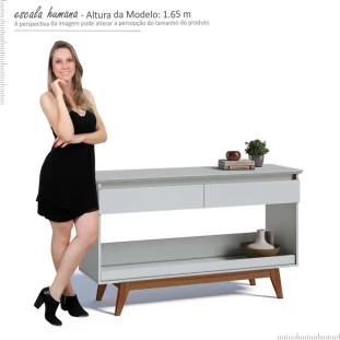 Aparador Para Sala de Estar Classic Mais Imcal Branco