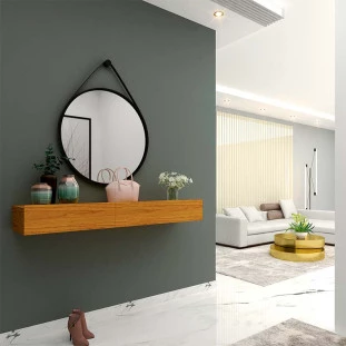 Aparador Rack Suspenso Sala 2 Gavetas 157cm Nobre Gelius Naturale