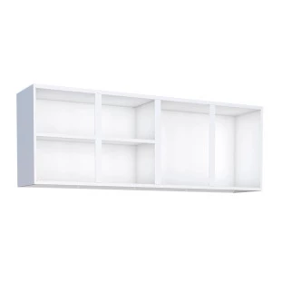 Armário Aéreo de Cozinha Aço 4 Portas Juno/Apolo 160 Cozimax Cinza Argila