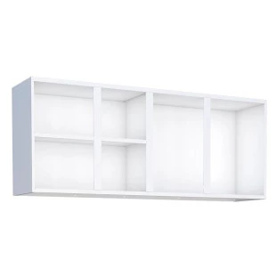 Armário Aéreo de Cozinha Aço 4 Portas Juno/Apolo 140 Cozimax Cinza Argila