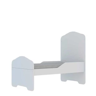Berço Americano 2 em 1 Mini Cama Lua Gelius Branco