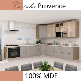 Placa de Fechamento 60cm x 273cm 100% MDF Cozinha Modulada Robel Hanover