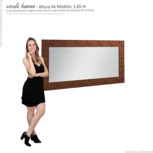 Espelho Decorativo Para Aparador Buffet Malbec EDN Naturale