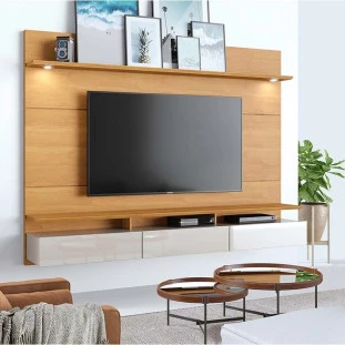 Home Suspenso Sala Para TV 75 Polegadas 218x164 Decore 2.2 Imcal Nature/Off White
