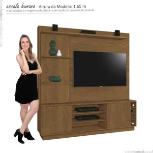 Estante Sala Home Para TV até 55 Ópera EDN Naturale
