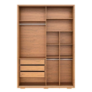 Roupeiro 160cm 100% MDF 2 Portas Correr Concept Robel Freijo