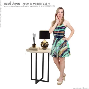 Conjunto de Mesas Lateral Apoio 8030 8031 JB Bechara Pérola