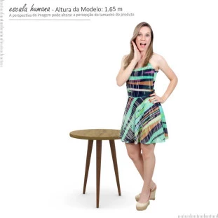 Mesa de Apoio Retrô Pés Palito Legs Patrimar Nature