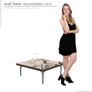 Mesa de Centro Espelhada 8011 JB Bechara Canela
