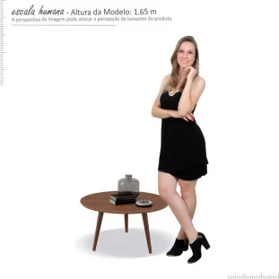 Mesa de Centro Retrô Grace EDN Naturale