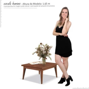 Mesa de Centro Retrô Veneto EDN Naturale