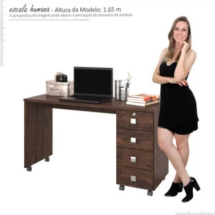 Escrivaninha Mesa Office Dubai Lukaliam Noce