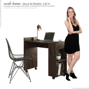 Mesa Para Escritório Estudos Alessa M2 Lukaliam Noce