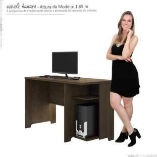 Mesa Para Computador França RV Móveis Noce