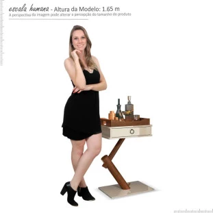 Mesa Lateral Bar Drink EDN Off White