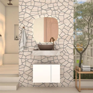 Módulo Suspenso Para Banheiro Bliss 60 Cozimax Branco