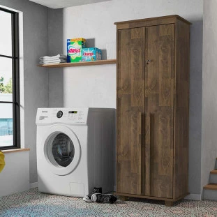 Organizador Multiuso 75cm 2 Portas México RV Móveis Amadeirado