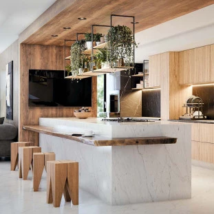 Módulo Nicho Metal 68x80x33cm 2 Prateleiras Cozinha Modulada Robel Aspen