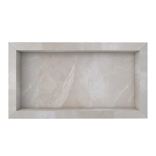 Nicho Para Banheiro 60x30x10 Porcelanato Polido Diamante Cozimax Bege
