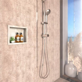 Nicho Para Banheiro 40x30X10 Porcelanato Polido Tradicional Cozimax Bege
