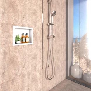 Nicho Para Banheiro 40x30X10 Porcelanato Polido Tradicional Cozimax Liso